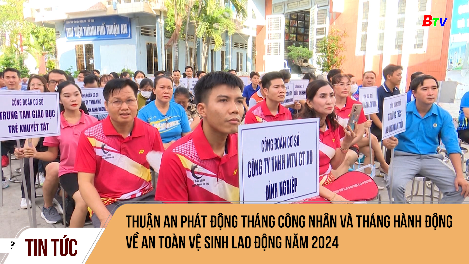 Thuận An phát động Tháng công nhân và Tháng hành động về An toàn vệ sinh lao động năm 2024
